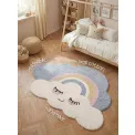 Dywan dziecięcy Snuggle 140x200cm Nappi Cream 100% bawełna - 5