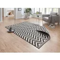 Dywan Twin Supreme 80x150cm Palma Black Cream dwustronny do wnętrz i na zewnątrz - 4