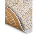 Dywan Twin 140cm Porto Ochre dwustronny okrągły do wnętrz i na zewnątrz - 6