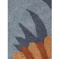 Dywan dziecięcy Snuggle 140x200cm Samba Cream Multicolor 100% bawełna - 7
