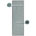 Wycieraczka Wash&Clean 90x150cm Olive Green - 3