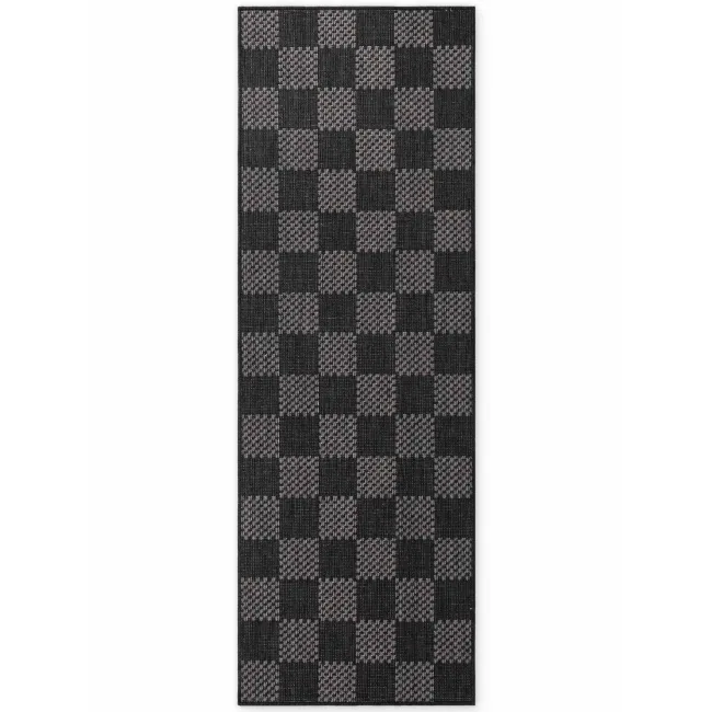 Dywan Haringey 80x200cm Dorothy Black White