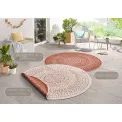 Dywan Twin 200cm Porto Terra Cream dwustronny okrągły do wnętrz i na zewnątrz - 6