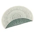 Dywan Twin 240cm Porto Green Cream dwustronny okrągły do wnętrz i na zewnątrz - 8