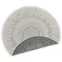 Dywan Twin 240cm Porto Green Cream dwustronny okrągły do wnętrz i na zewnątrz - 3