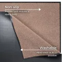 Wycieraczka Unicolored 80x120cm Beige do wnętrz i na zewnątrz - 5