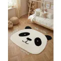 Dywan dziecięcy Snuggle 103x120cm Patsy Cream Black 100% bawełna - 5