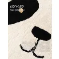 Dywan dziecięcy Snuggle 103x120cm Patsy Cream Black 100% bawełna - 9