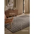 Dywan Camden 200x300cm Parker Brown Grey 100% wełna - 6
