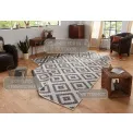 Dywan Twin 120x170cm Malta Grey Cream dwustronny do wnętrz i na zewnątrz - 5