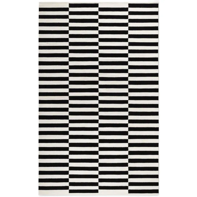 Dywan Vika 200x300cm Black Natural White 100% wełna