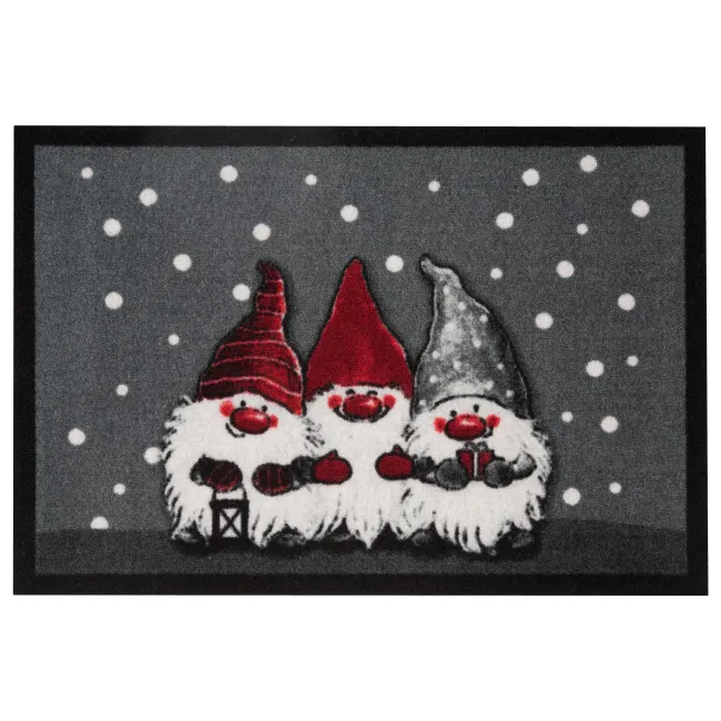 Wycieraczka Printy 40x60cm Christmas Dwarfes Grey