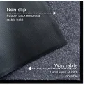 Wycieraczka Unicolored 60x80cm Grey do wnętrz i na zewnątrz - 5