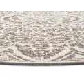 Dywan Nora 100cm Lilja Linen dwustronny okrągły do wnętrz i na zewnątrz - 8