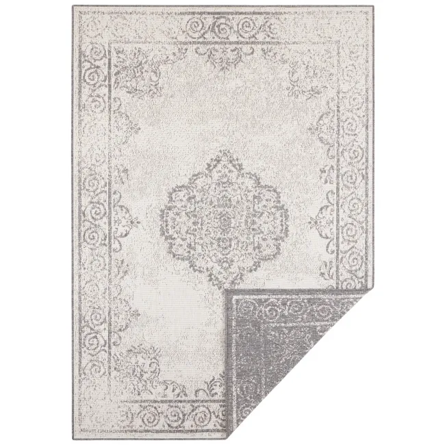 Dywan Twin Supreme 240x340cm Cebu Grey Cream dwustronny do wnętrz i na zewnątrz