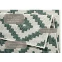 Dywan Twin 200x290cm Malta Green Cream dwustronny do wnętrz i na zewnątrz - 7