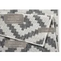 Dywan Twin 80x150cm Malta Grey Cream dwustronny do wnętrz i na zewnątrz - 7