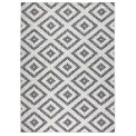 Dywan Twin 80x150cm Malta Grey Cream dwustronny do wnętrz i na zewnątrz - 2