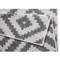 Dywan Twin 240x340cm Malta Grey Cream dwustronny do wnętrz i na zewnątrz - 9