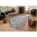 Dywan Twin 240x340cm Malta Grey Cream dwustronny do wnętrz i na zewnątrz - 4