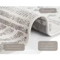Dywan Twin Supreme 120x170cm Biri Grey Cream dwustronny do wnętrz i na zewnątrz - 5