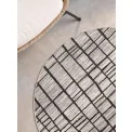Dywan Haringey 160cm Crouch Black White okrągły - 4