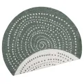 Dywan Twin 200cm Bali Green Cream okrągły do wnętrz i na zewnątrz - 3