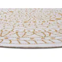 Dywan Twin 100cm Porto Ochre dwustronny okrągły do wnętrz i na zewnątrz - 8