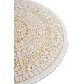 Dywan Twin 100cm Porto Ochre dwustronny okrągły do wnętrz i na zewnątrz - 7