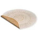Dywan Twin 100cm Porto Ochre dwustronny okrągły do wnętrz i na zewnątrz - 9