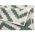 Dywan Twin 80x250cm Malta Green Cream dwustronny do wnętrz i na zewnątrz - 7