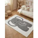 Dywan dziecięcy Snuggle 140x200cm Emil Cream Grey 100% bawełna - 3