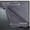 Wycieraczka Unicolored 90x150cm Grey do wnętrz i na zewnątrz - 5
