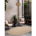 Dywan Haringey 160x230cm Woodfield Jute White owalny - 5