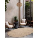 Dywan Haringey 160x230cm Woodfield Jute White owalny - 3