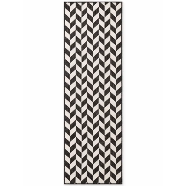 Dywan Haringey 80x200cm Terrick Black White