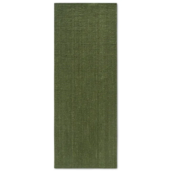 Dywan Rosalie 80x200cm Jungle Green 100% juta