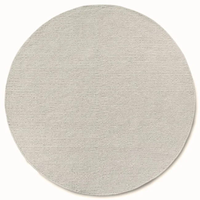 Dywan Francois 160cm Nature White okrągły 100% wełna
