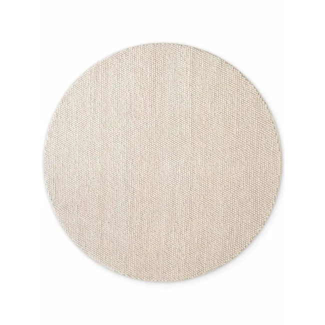 Dywan Richmond 200cm Diana Natural White okrągły 100% wełna