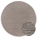 Dywan Francois 160cm Linen okrągły 100% wełna - 3