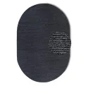 Dywan Francois 160x230cm Antracite owalny 100% wełna - 3