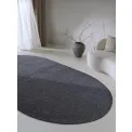 Dywan Francois 160x230cm Antracite owalny 100% wełna - 4