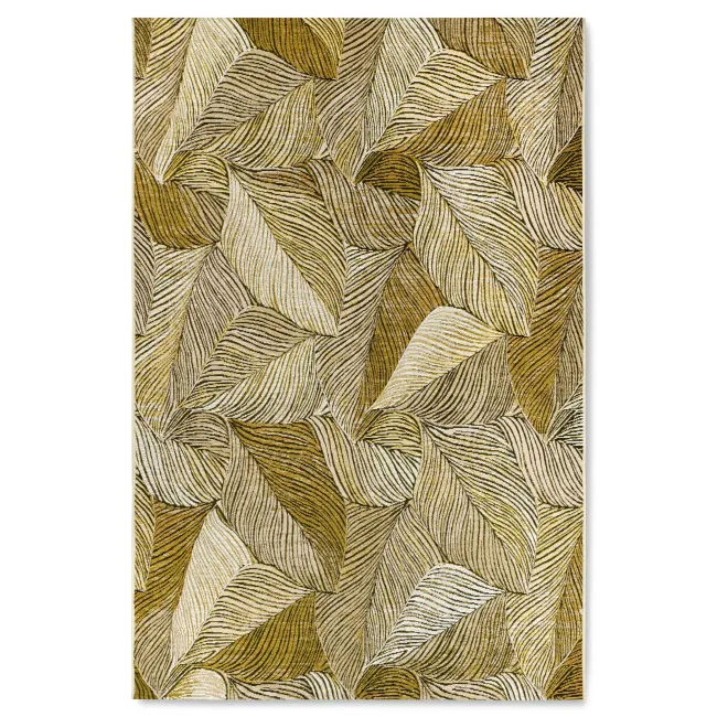 Dywan Eugene 120x180cm Gold Black do wnętrz i na zewnątrz