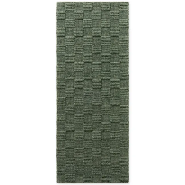 Dywan Scala 80x200cm Green 100% wełna