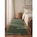 Dywan Scala 80x200cm Green 100% wełna - 6