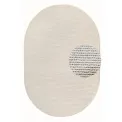 Dywan Francois 160x230cm Nature White owalny 100% wełna - 3