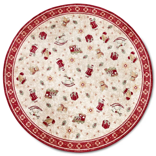 Dywan Toy's Delight Nostalgic 160cm Shine Red okrągły