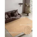Dywan Mirabelle 160x230 Natural Gold 100% juta - 6