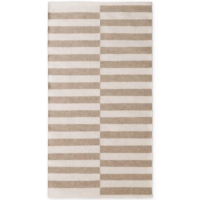 Dywan Vika 80x150cm Beige Natural White 100 proc. wełna