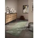 Dywan Ursule 80x250cm Green 100% wełna - 5